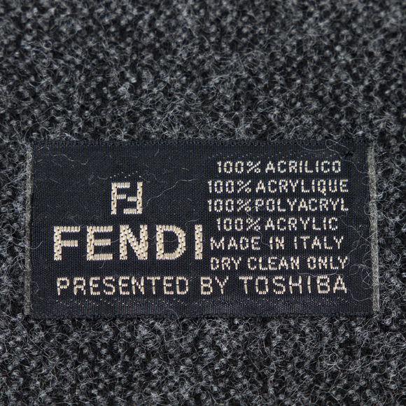 Fendi Monogram Wool Muffler - Picture 5 of 5